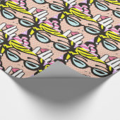 Kunstwerkpapier voor de Pop van La-Di-Da Lady Cadeaupapier (Hoek)