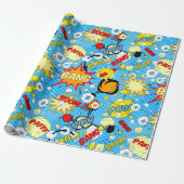 Kunstwerkpapier voor komische Pop Cadeaupapier (Uitgerold)