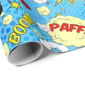 Kunstwerkpapier voor komische Pop Cadeaupapier (Rol Hoek)