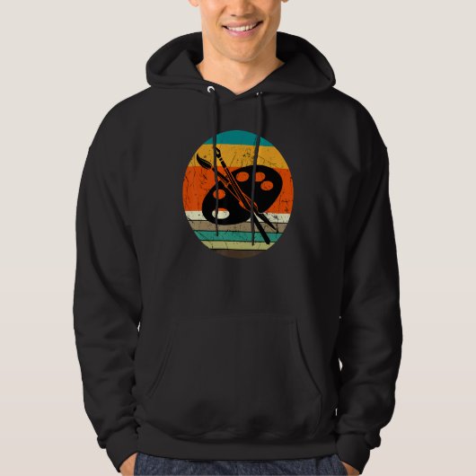 Kunstwerktuigen Leerleraar School Kunstenkunstenaa Hoodie (Voorkant)