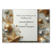 Kunstwinterscène en sneeuw- en ijskristallen vastl kaart (Achterkant)