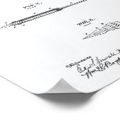 Kunstwitboek over octrooien voor de pen 1893 poster (Hoek)