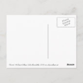 Kunstwol Schilderen Romantic Love Valentijnsdag Briefkaart (Achterkant)