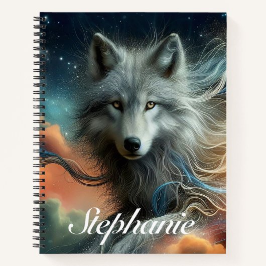 kunstwolf notitieboek (Voorkant)