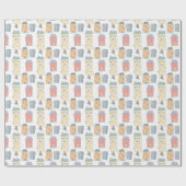 Kunstwoningen, geverfd cadeaupapier (Vlak)