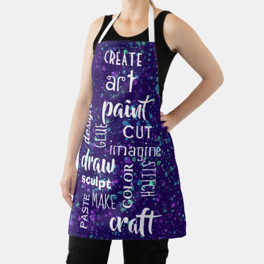 Kunstwoorden Verf Schort (Insitu)