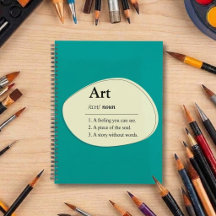 Kunstwoordenboek stijl planner notitieboek