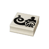 kunstzegel van aquarius silhouette rubberstempel (Stempel)
