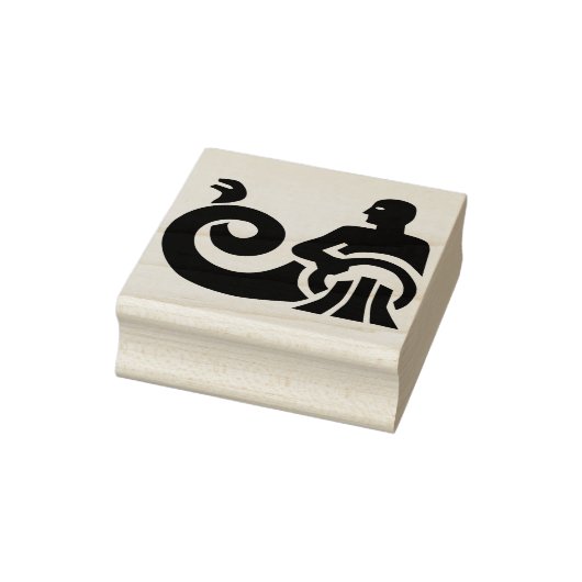 kunstzegel van aquarius silhouette rubberstempel (Stempel)