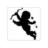 kunstzegel van de cupid silhouette rubberstempel (Afrduk)