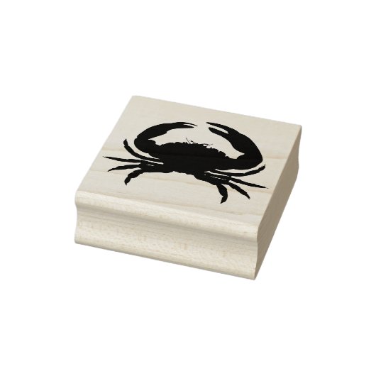 kunstzegel van de krab silhouet rubberstempel (Stempel)