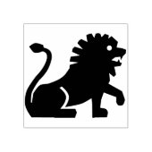 kunstzegel van de leeuw rubberstempel (Afrduk)