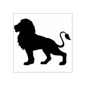 kunstzegel van de leeuw rubberstempel (Afrduk)