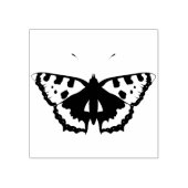 kunstzegel voor de vlinder silhouet rubberstempel (Afrduk)