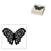 kunstzegel voor de vlinder silhouet rubberstempel (Gestempeld)