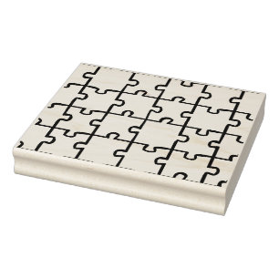 kunstzegel voor puzzel rubberstempel