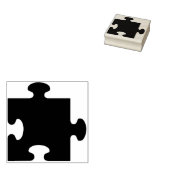 kunstzegel voor puzzelstuk rubberstempel (Gestempeld)