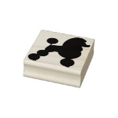 kunstzegel voor silhouette poodle rubberstempel (Stempel)
