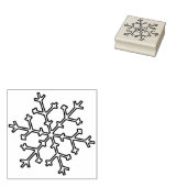 kunstzegel voor sneeuwvlokken rubberstempel (Gestempeld)