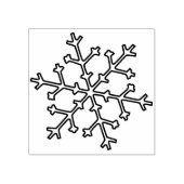 kunstzegel voor sneeuwvlokken rubberstempel (Afrduk)