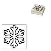 kunstzegel voor sneeuwvlokken rubberstempel (Gestempeld)