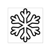 kunstzegel voor sneeuwvlokken rubberstempel (Afrduk)