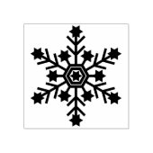 kunstzegel voor sneeuwvlokken rubberstempel (Afrduk)