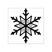 kunstzegel voor sneeuwvlokken rubberstempel (Afrduk)