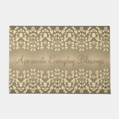 Kunstzinnig en elegant patroon ontwerp deurmat (Voorkant)