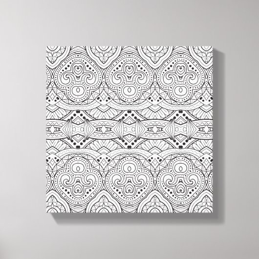 Kunstzinnig geïnspireerd ontwerp 6 canvas afdruk (Voorkant)