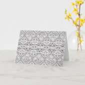 Kunstzinnig geïnspireerd ontwerp kaart (Gele Bloem)