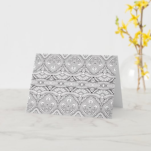 Kunstzinnig geïnspireerd ontwerp kaart (Gele Bloem)