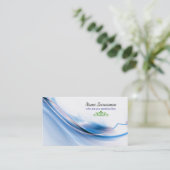 kunstzinnig geschilderd visitekaartje (Staand voorkant)