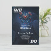 Kunstzinnig ontworpen gotisch hart bestaande uit I Kaart (Staand voorkant)