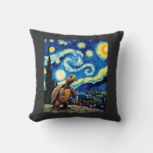 Kunstzinnig Schildpad T-shirt Starnacht Schildpad Kussen