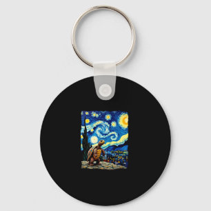 Kunstzinnig Schildpad T-shirt Starnacht Schildpad Sleutelhanger