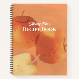 Kunstzinnig Warm Oranje Schilderachtig Appelrecept Notitieboek