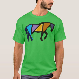 Kunstzinnig Waterverf paard T-shirt