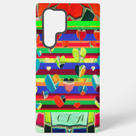 Kunstzinnige Abstracte Mozaïek Samsung Galaxy Hoesje