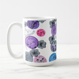 Kunstzinnige Aquarel Botanische Koffiemok