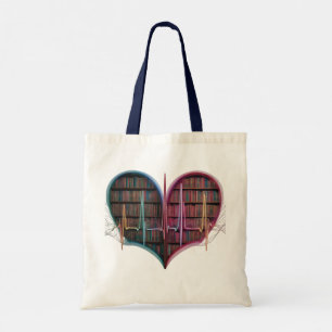 Kunstzinnige bibliotheek serie boodschappentas - P Tote Bag