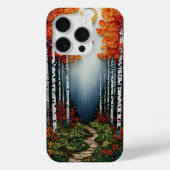 Kunstzinnige bosberk Case-Mate iPhone case (Achterkant)
