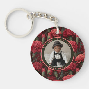 Kunstzinnige cadeaus voor beste vrienden Anjer Fot Sleutelhanger