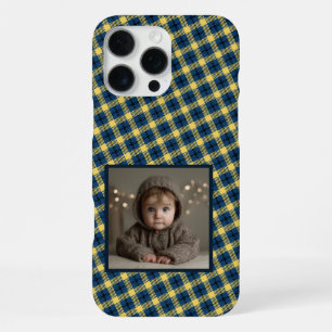 Kunstzinnige cadeaus voor echtgenoot Gingham Plaid iPhone 16 Pro Max Hoesje