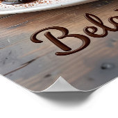 Kunstzinnige chocoladereverie dessertposter poster (Hoek)