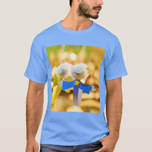 Kunstzinnige engel kunst grafisch t-shirt