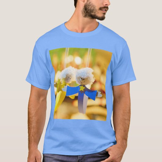 Kunstzinnige engel kunst grafisch t-shirt (Voorkant)
