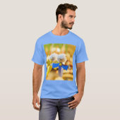 Kunstzinnige engel kunst grafisch t-shirt (Voorkant volledig)