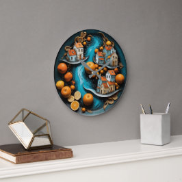 kunstzinnige fruittijd grote klok