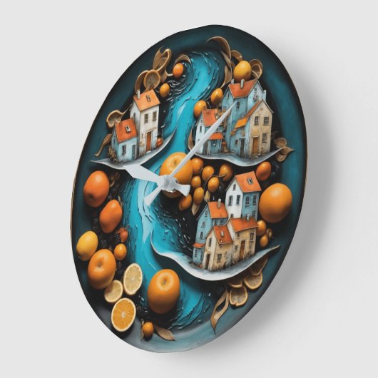 kunstzinnige fruittijd grote klok (Hoek)